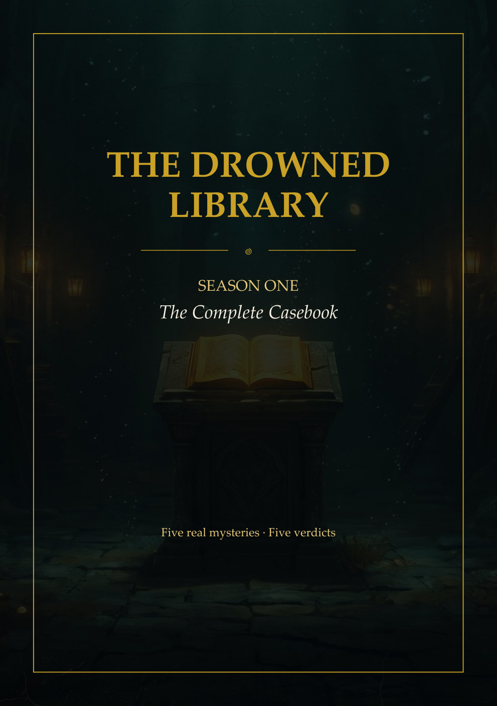 Cover: The Drowned Library — Season 1, The Complete Casebook